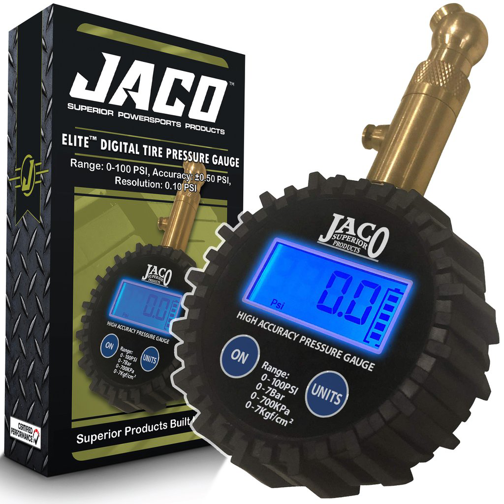 JACO Elite Digital Tire Pressure Gauge - 100 PSI JACO Elite Digital Tire Pressure Gauge - 100 PSI